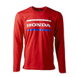 Load image into Gallery viewer, Factory Effex Stripes Long Sleeve T-Shirt / Red L 23-87314 fits Honda - Side View