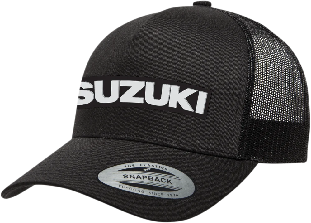 Factory Effex Suzuki Core Hat - Black - One Size 25-86402 - Main Product View
