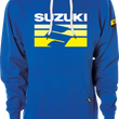 Load image into Gallery viewer, Factory Effex Suzuki Fade Pullover Hoodie - Royal - Large 27-88404 - Main Product View