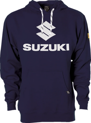 Factory Effex Suzuki Vertical Pullover Hoodie - Navy - 2XL 26-88408 - Main Product View
