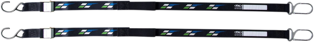 Factory Effex Tie-Downs - Black - Kawasaki 22-45180 - Main Product View