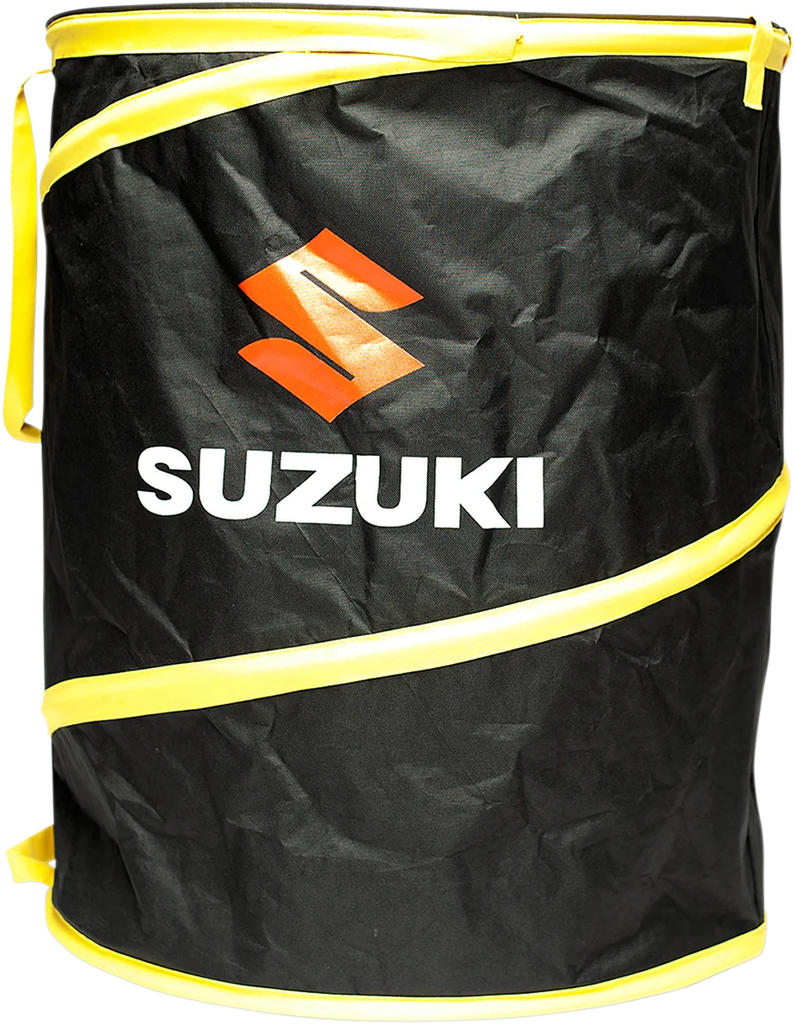 Factory Effex Trash Can - Black/Yellow - Suzuki 22-45460 - Main Product View