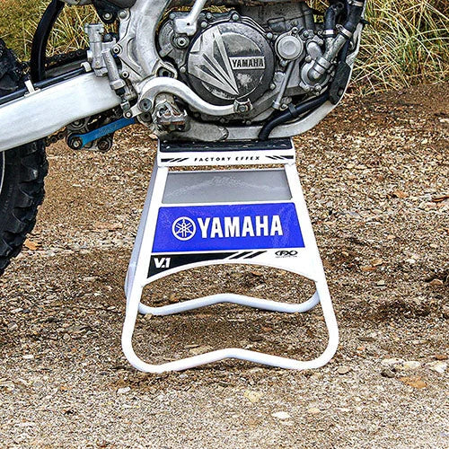Factory Effex V.1 BIKE STAND YAMAHA WHITE 24-45210 - Side View