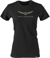 Load image into Gallery viewer, Factory Effex Women's Goldwing 2 T-Shirt - Black - Medium 25-87852 - Main Product View