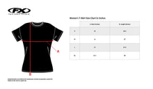 Load image into Gallery viewer, Factory Effex Women's Goldwing 2 T-Shirt - Black - Small 25-87850 - Side View