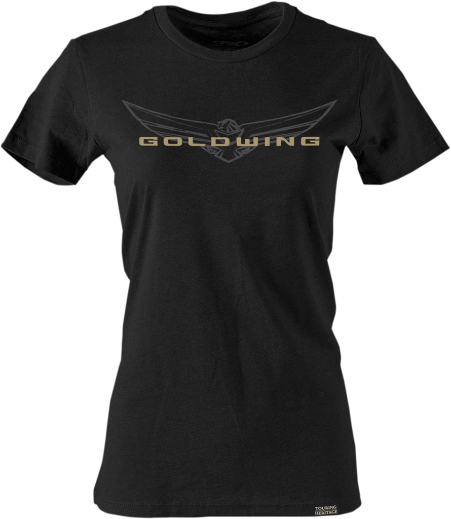 Factory Effex Women's Goldwing Sketched T-Shirt - Black - Small 25-87840 - Main Product View