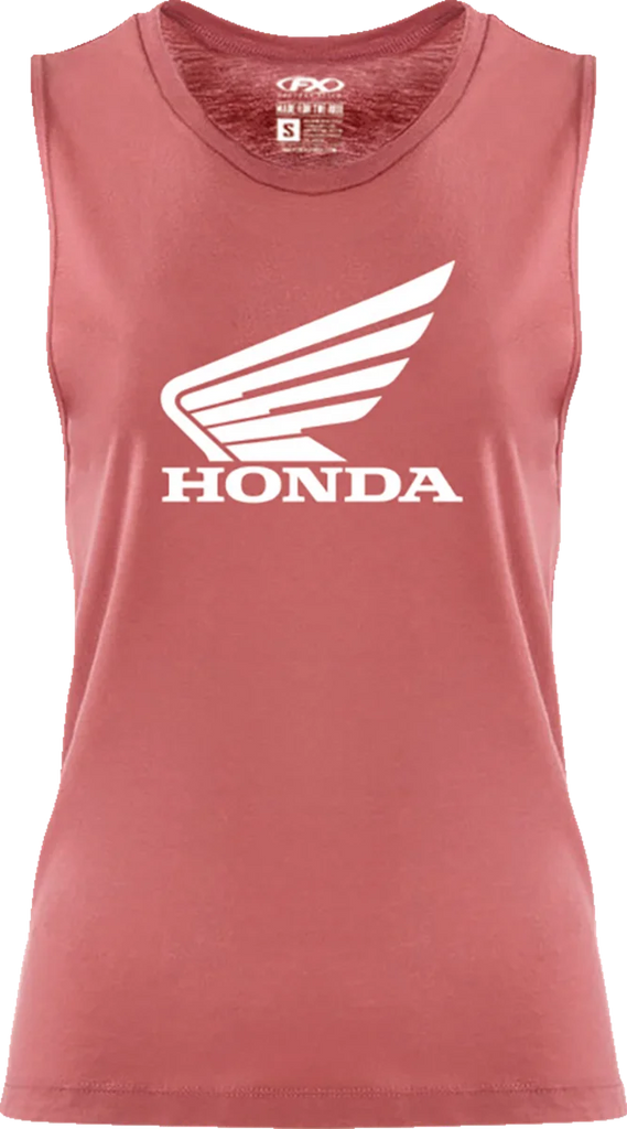 Factory Effex Women's Honda Wing Muscle Tank Top - Paprika - Large 27-87354 - Main Product View