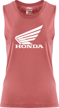Load image into Gallery viewer, Factory Effex Women&#39;s Honda Wing Muscle Tank Top - Paprika - XL 27-87356 - Main Product View