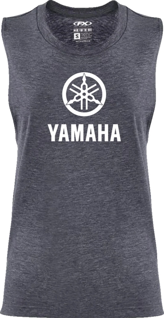 Factory Effex Women's Yamaha Idol Muscle Tank Top - Heather Navy - Medium 27-87252 - Main Product View
