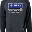 Load image into Gallery viewer, Factory Effex Yamaha 21 Racewear Hoodie - Charcoal/Black - Medium 24-88222 - Main Product View