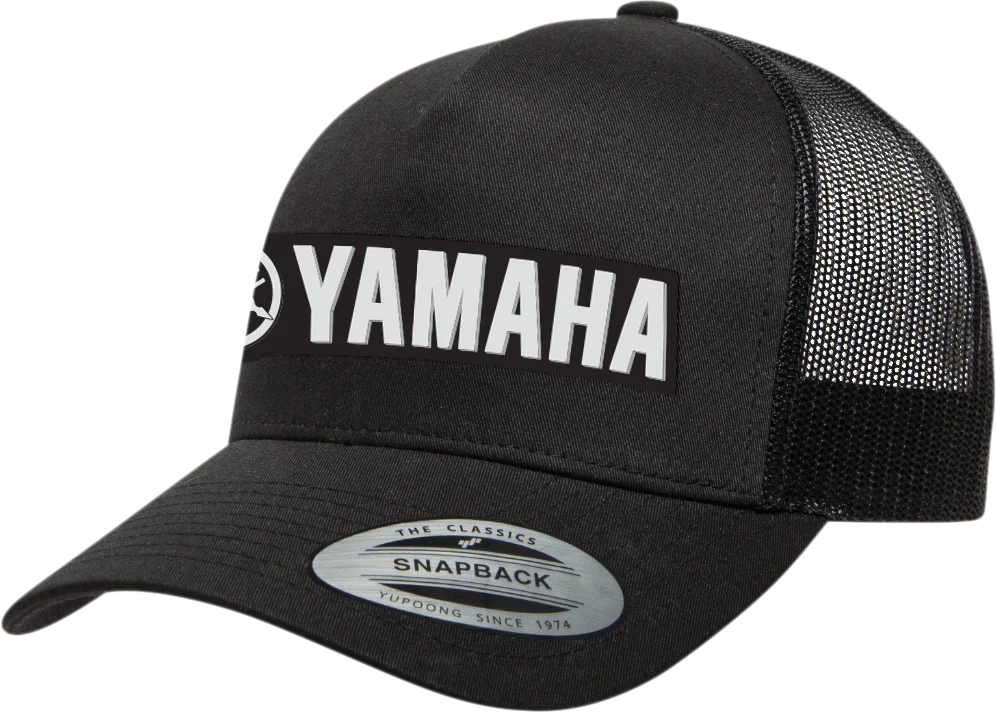 Factory Effex Yamaha Core Hat - Black - One Size 25-86202 - Main Product View