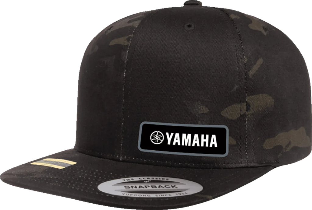 Factory Effex Yamaha Snapback Hat - Camo Black 27-86204 - Main Product View