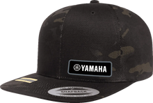 Load image into Gallery viewer, Factory Effex Yamaha Snapback Hat - Camo Black 27-86204 - Main Product View
