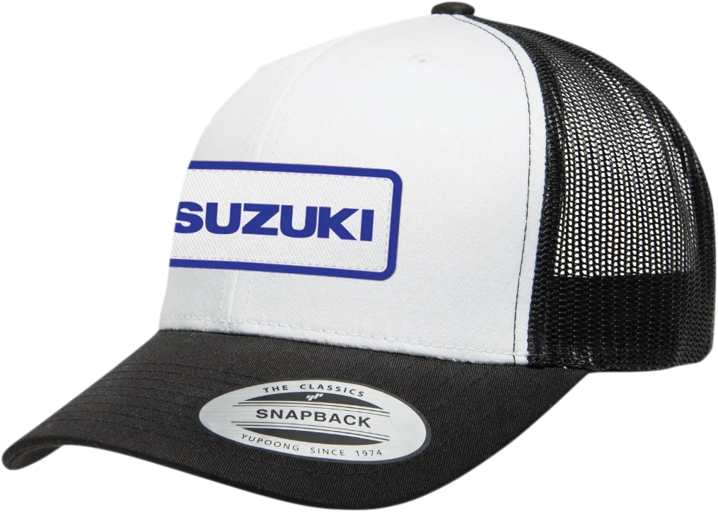 Factory Effex Yamaha Throwback Hat - Black/White 25-86204 - Side View