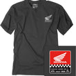Load image into Gallery viewer, Factory Effex Youth Honda Starting Line T-Shirt - Heather Charcoal - Medium 27-83302 - Main Product View