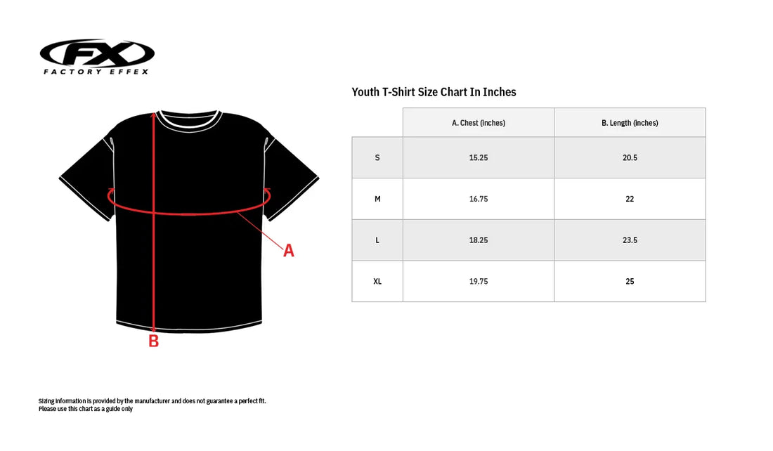 Factory Effex Youth Kawasaki Starting Line T-Shirt - Heather Charcoal - Medium 27-83102 - Detail View