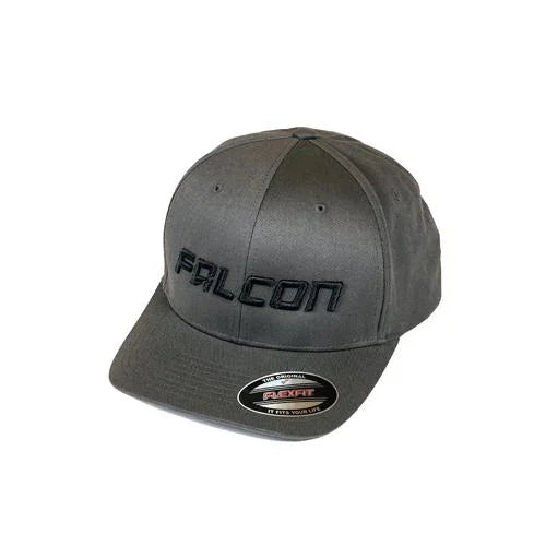 Falcon Shocks CURVED VISOR HAT – GRAY/BLACK – LG/XL 93-03-04-002
