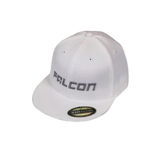 Falcon Shocks FLAT VISOR HAT – WHITE/SILVER – SM/MD 93-06-02-005