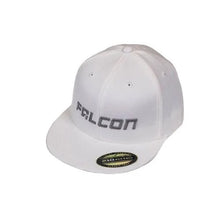 Load image into Gallery viewer, Falcon Shocks FLAT VISOR HAT – WHITE/SILVER – SM/MD 93-06-02-005