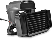 Load image into Gallery viewer, Fan-Assisted Oil Cooler Kit - Low Mount - Touring Jagg Oil Coolers 751-FP2300-0323 - Side View