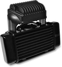 Load image into Gallery viewer, Fan-Assisted Oil Cooler Kit - Low Mount Touring/Trike Jagg Oil Coolers 751-FP2400-0323 - Side View