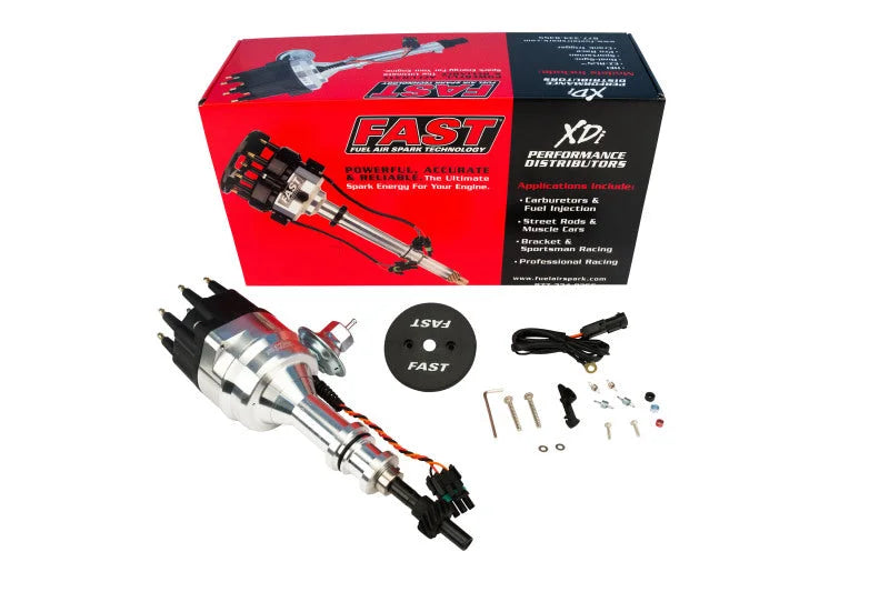 Fast Distributor, Ford 351W, Billet, Xdi Ez-Run - Side View