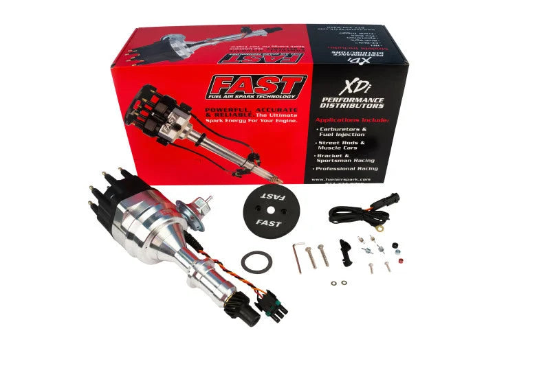 Fast Distributor, Pontiac 301-455, Billet, Xdi Ez-Run - Side View