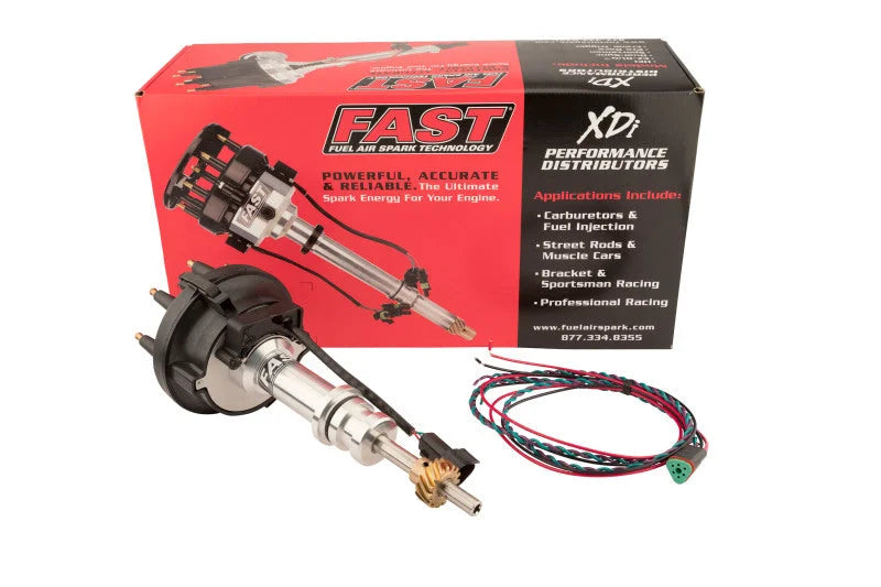 Fast Distributor, Xdi Sportsman, Lg. Cap, Bronze Gear, Sb Ford - Side View