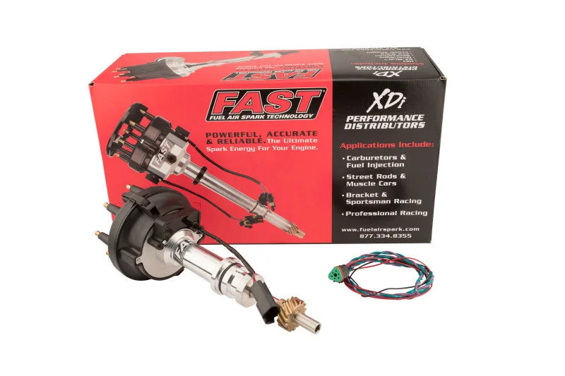Fast Distributor, Xdi Sportsman, Lg Cp, Brz Gear, Ford 351C-460 Bronze Gear - Side View