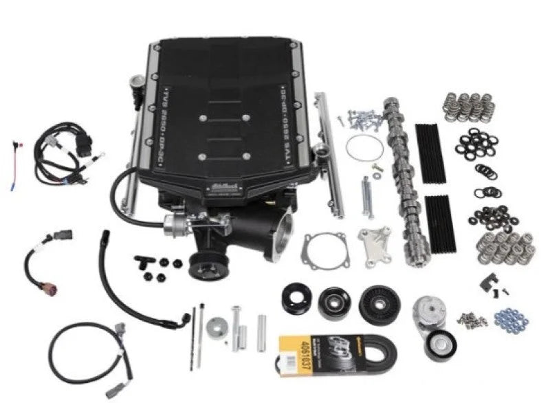 Fast Edelbrock Supercharger/COMP Cams Kit 1000HP+ Power Package for 11-18 Gen3 5.7L/6.4L HEMI w/VVT - Side View
