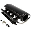 Load image into Gallery viewer, Fast Intake Manifold, Rhs Sheet Met Al, Ls Cathedral Port, Black W/ Fuel Rail Kit - Back View