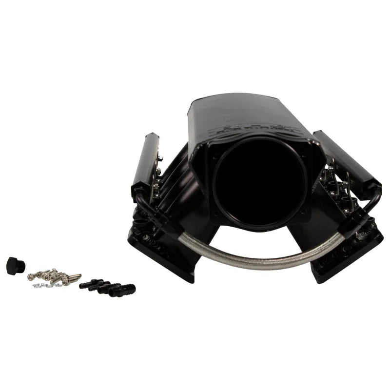 Fast Intake Manifold, Rhs Sheet Met Al, Ls Cathedral Port, Black W/ Fuel Rail Kit - Additional View 6