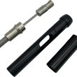 Load image into Gallery viewer, Fat Baggers Inc. EZ Install Upper Clutch Cable - FLHX/FLTR SE - Stock - Braided 108000 - Side View