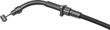 Load image into Gallery viewer, Fat Baggers Inc. EZ Install Upper Clutch Cable - FLHX/FLTR,SE - +10" - Braided 108010 - Side View