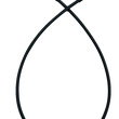 Load image into Gallery viewer, Fat Baggers Inc. EZ Install Upper Clutch Cable - FLTR/FLHX '21-'23 - +10" - Black 118010-B - Main Product View