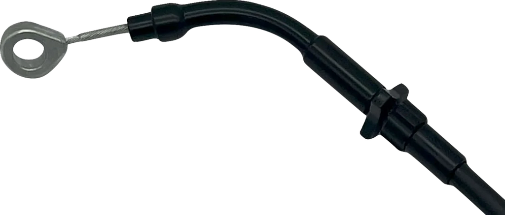 Fat Baggers Inc. EZ Install Upper Clutch Cable - FLTR/FLHX '21-'23 - +10" - Black 118010-B - Side View