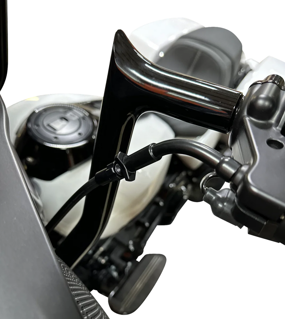 Fat Baggers Inc. EZ Install Upper Clutch Cable - FLTR/FLHX '21-'23 - +10" - Black 118010-B - Additional View 5