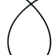 Load image into Gallery viewer, Fat Baggers Inc. EZ Install Upper Clutch Cable - FLTR/FLHX '21-'23 - +2" - Black 118002-B - Main Product View