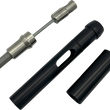 Load image into Gallery viewer, Fat Baggers Inc. EZ Install Upper Clutch Cable - FLTR/FLHX '21-'23 - +4" - Braided 118004 - Back View