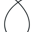Load image into Gallery viewer, Fat Baggers Inc. EZ Install Upper Clutch Cable - FLTR/FLHX '21-'23 - +6" - Black 118006-B - Main Product View