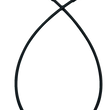 Load image into Gallery viewer, Fat Baggers Inc. EZ Install Upper Clutch Cable - FLTR/FLHX '21-'23 - +8" - Black 118008-B - Main Product View