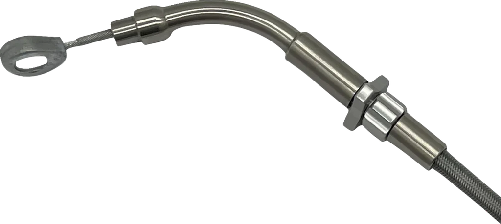 Fat Baggers Inc. EZ Install Upper Clutch Cable - FLTR/FLHX '21-'23 - Stock - Braided 118000 - Main Product View