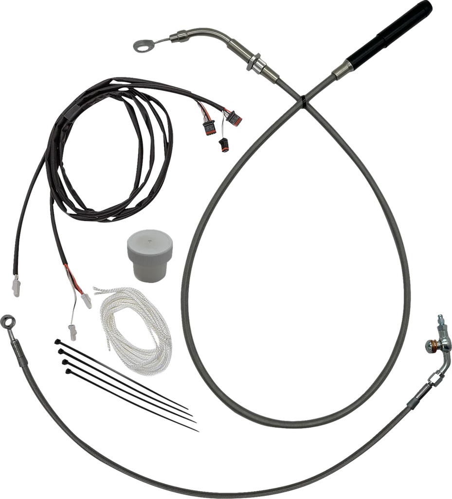Fat Baggers Inc. EZ Installation Kit - +6" - FLTR '21-'23 - Braided 119916 - Main Product View