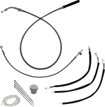 Load image into Gallery viewer, Fat Baggers Inc. EZ Installation Kit - +6" - FLTR '21-'23 - Braided 119916 - Side View