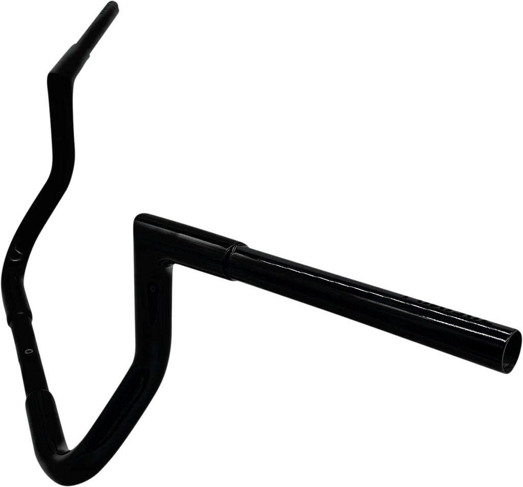 Fat Baggers Inc. Handlebar - Flat Top - 10" - Black 705010-B - Side View