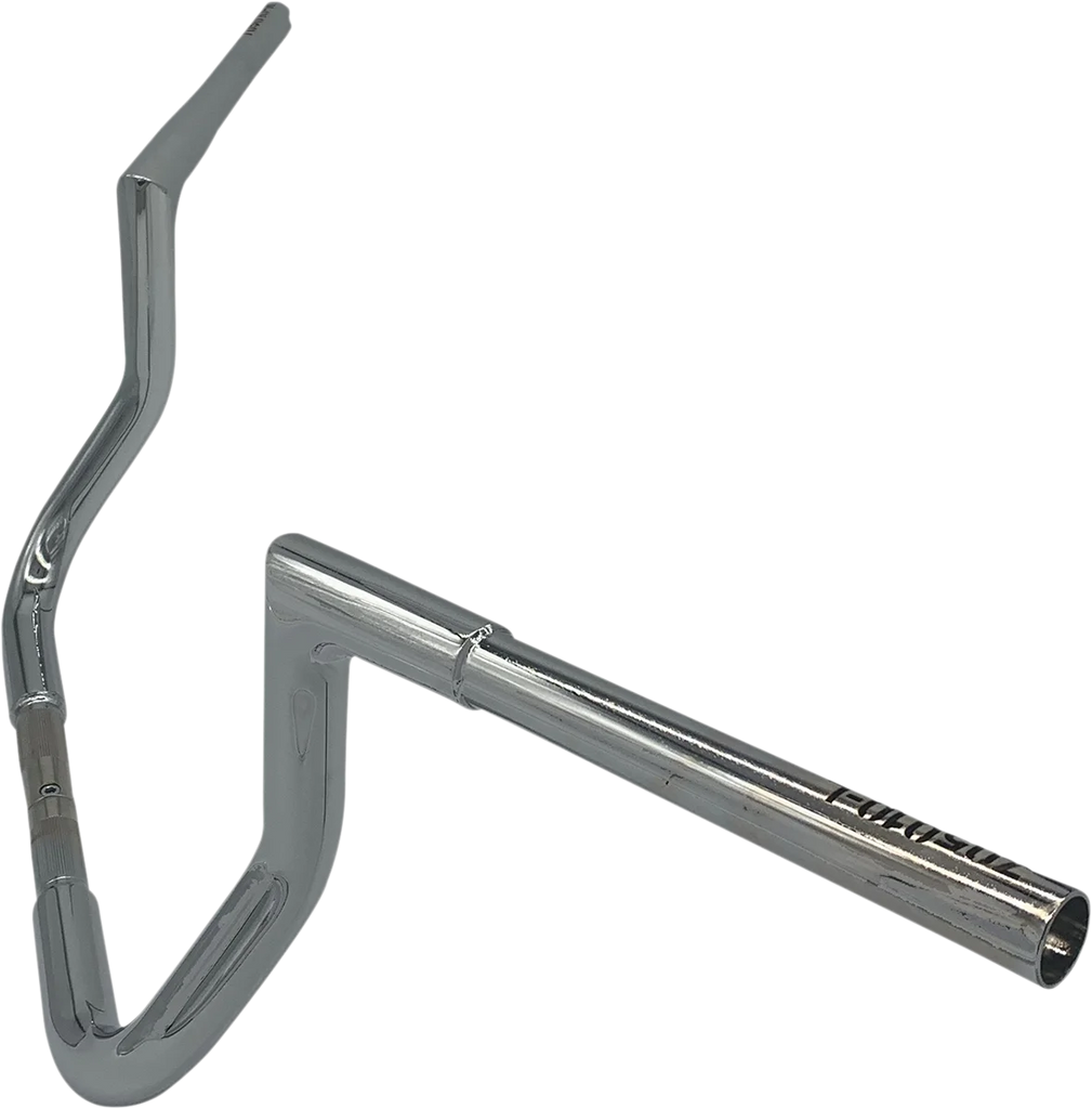 Fat Baggers Inc. Handlebar - Flat Top - 10" - Chrome 705010 - Side View
