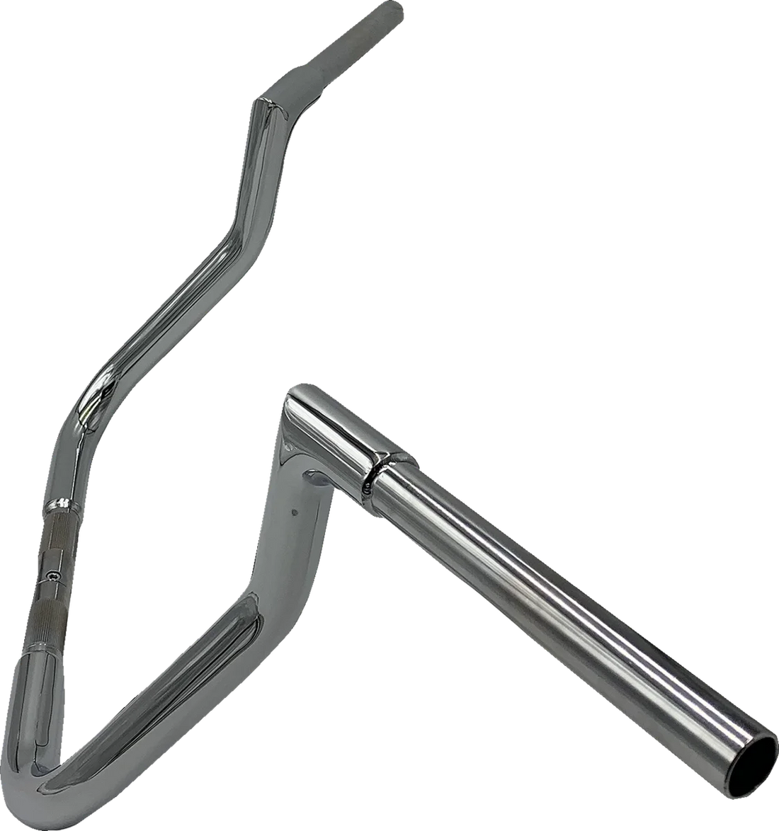 Fat Baggers Inc. Handlebar - Flat Top - 11" - Chrome 705011 - Side View