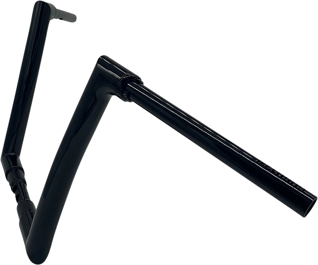 Fat Baggers Inc. Handlebar - Flat Top - 12" - Black 606012-B - Side View