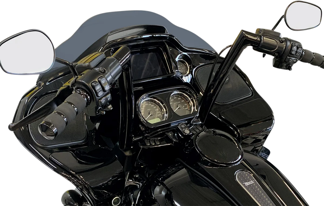 Fat Baggers Inc. Handlebar - Flat Top - 12" - Black 606012-B - Back View
