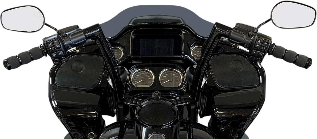 Fat Baggers Inc. Handlebar - Flat Top - 12" - Black 606012-B - Installation View